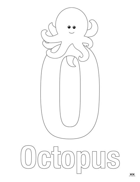 Letter O Coloring Pages - 15 FREE Pages | Printabulls