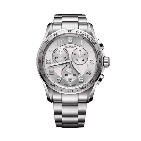 Jual Victorinox Swiss Army Chrono Classic Xls Chronograph Stainless Jam