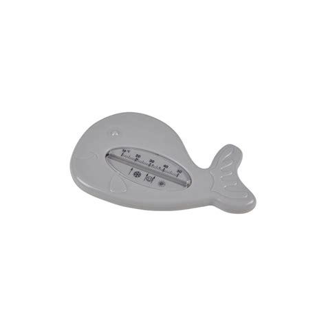 Thermomètre de bain baleine gris Centrakor