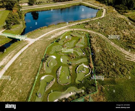 Outdoor mini golf course Stock Photo - Alamy