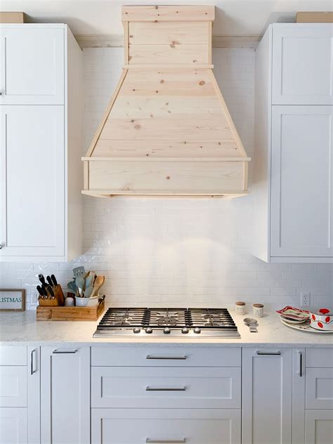 How I Built My Diy Farmhouse Vent Hood Cover Kitchen Hood Design