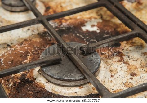 Dirty Gas Stove Stained While Cooking Stock Photo Shutterstock