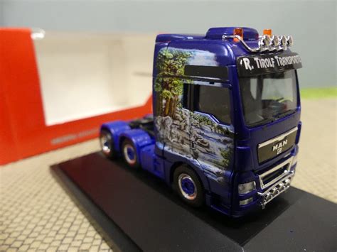 Modellspielwaren Reinhardt 1 87 Herpa MAN TGX XXL TIROLF 3achs