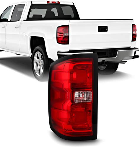 Hecasa Tail Light Compatible With 2014 2018 Chevy Silverado 1500 2500 3500 Hd Gmc