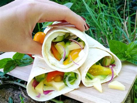 Recettes de Wrap et Crudités