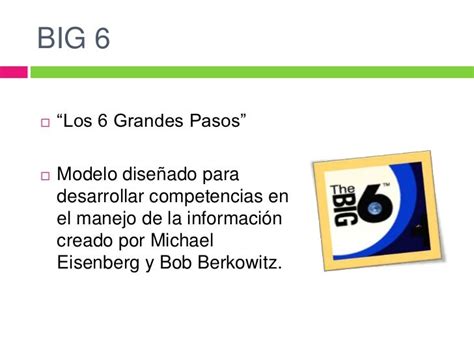 Modelo Big 6