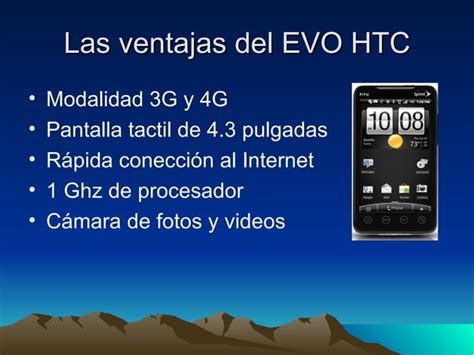 Las Ventajas Del Telefono EVO HTC PPT