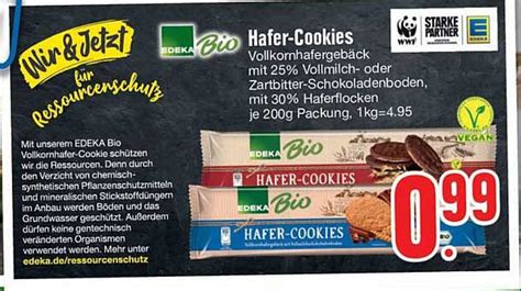 Edeka Bio Hafer Cookies Angebot Bei Edeka Prospekte De