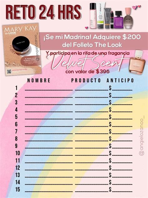 Reto Madrinas Mary Kay Enero2022 Rifas Mary Kay Mary Kay Imagenes