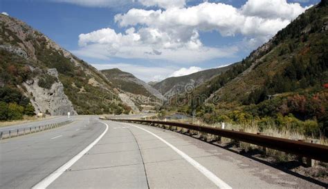 Road Through Provo Canyon Stock Photo Image Of Utah 11696990