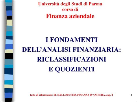 Analisi di bilancio Riclassificazione e quozienti презентация онлайн