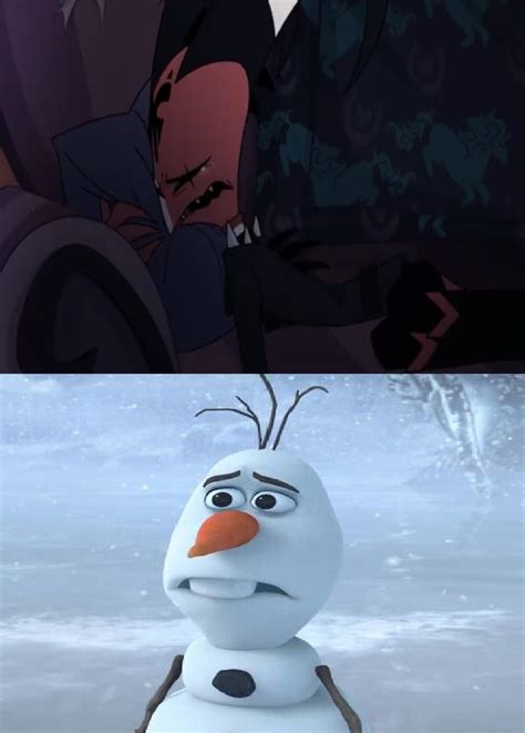 Olaf Feels Sad For Blitzo By Blackwolfstar15 On Deviantart