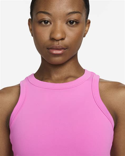 Nike One Fitted Womens Dri Fit Cropped Tank Top Nike Ca