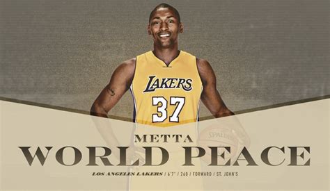 Lakers Sign Metta World Peace NBA