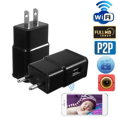 M2 16g Hd 1080p Wireless Wifi Usb Mini Hidden Camera Wall Charger P2p