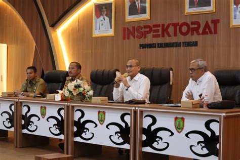 Inspektur Daerah Prov Kalteng Buka Entry Meeting Evaluasi Perencanaan