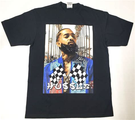 Nipsey Hussle T Shirt La Crenshaw Slauson Rap Hip Hop Hu Le Tee Men S New Ebay