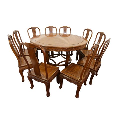 Round Dining Table With Ten Seat – luk's Woodware Ltd 開信木器有限公司