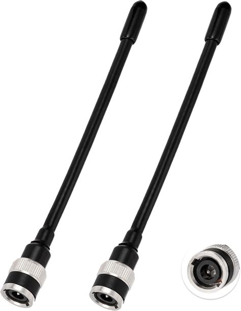 Eightwood UHF Two Way Radio Antenna 400 470MHz 2 Pack With BNC Male