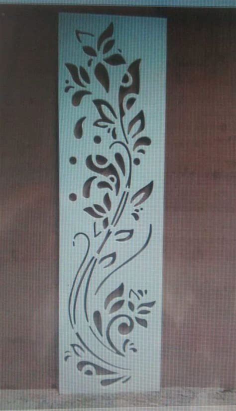 6 Decorative Panel Door Panels Stencil Templates Privacy Etsy