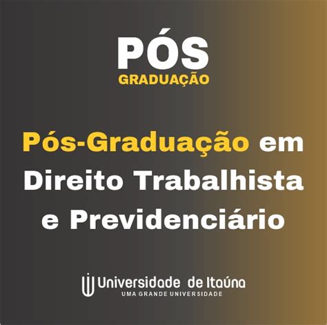 Direito Trabalhista E Previdenci Rio Universidade De Ita Na