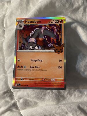 Pok Mon Trick Or Trade Houndoom Holo Halloween Pack Fresh