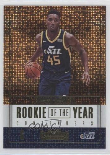 Panini Contenders Of The Year Donovan Mitchell Rookie Rc Ebay