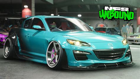 Need For Speed Unbound Mazda RX 8 Spirit R Customization Max Build