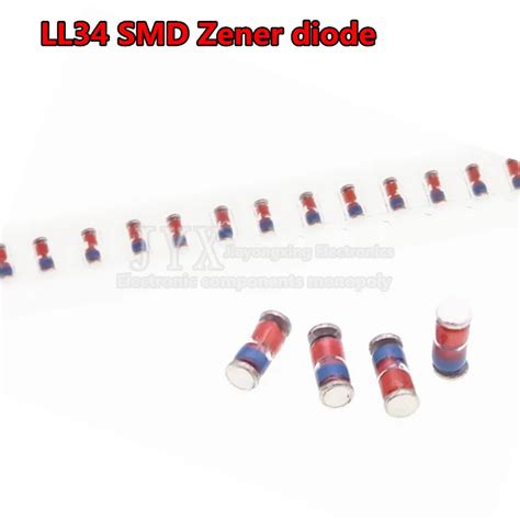 15 Tipos X 20 Uds 300 Uds LL34 SMD Diodo Zener Paquete 1 2W 3v 24v