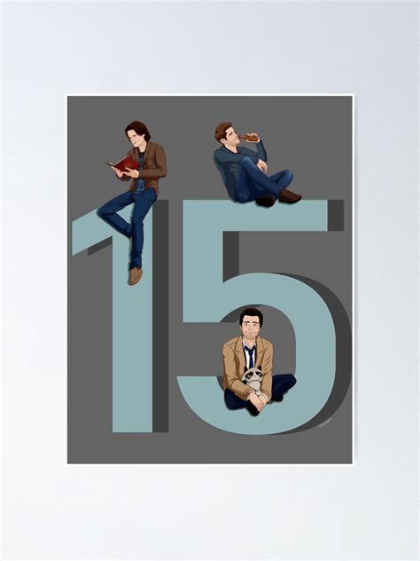 "Supernatural Season 15" Poster by risharight | Redbubble