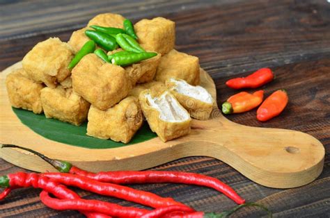 Tahu Sumedang or Sumedang Tofu, Traditional Food from Indonesia. Stock ...