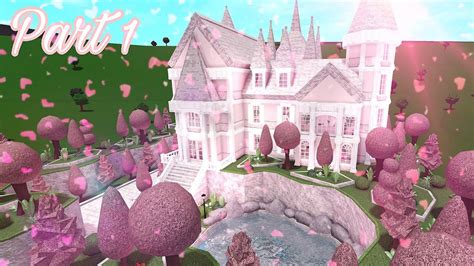 Bloxburg Blush Mini Castle Speedbuild Part Youtube