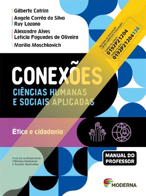 Conex Es Ci Ncias Humanas E Sociais Aplicadas Pnld Moderna