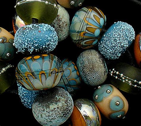 Handmade Lampwork Beads For Jewelry Supplies For Statement Etsy