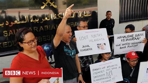 Kasus Pembunuhan Jamal Khashoggi Aksi Protes Digelar Di Depan