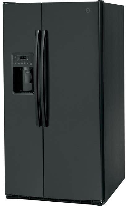 GE® 25.3 Cu. Ft. Black Side-by-Side Refrigerator | Big Sandy Superstore ...