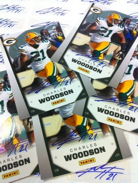 Panini America Finally Gets Charles Woodson Autograph Cards