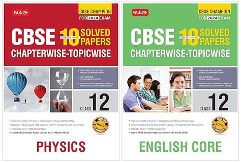 10 Years Cbse Champion Chapterwise Topicwise Physics Class 12 2024 And Mtg Cbse 10 Years