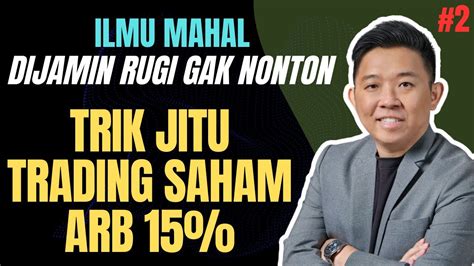 Trader Senior Strategi Trading Saham Arb Karakter Pola