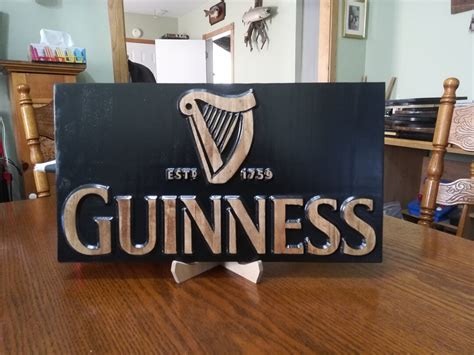 Guinness Beer Engraved Wood Sign - Etsy