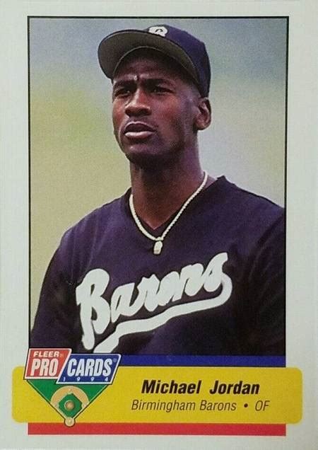 Rare Michael Jordan Baseball Cards