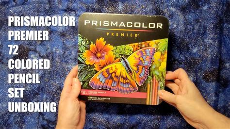 Prismacolor Premier 72 Colored Pencil Set Unboxing Youtube