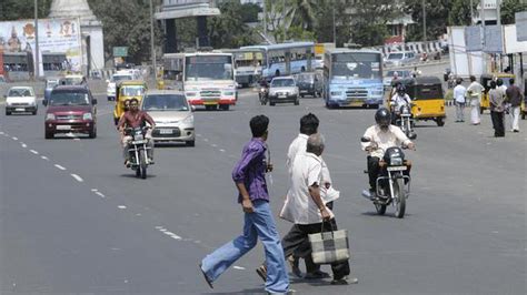 How Safe Is Our Pedestrian On Chennais Road Traffic Safety The Hindu