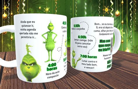 Arte Digital - Caneca Grinch Frases do Filme | Elo7