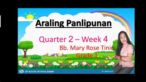 Grade 1 Week 1 Worksheet Araling Panlipunan