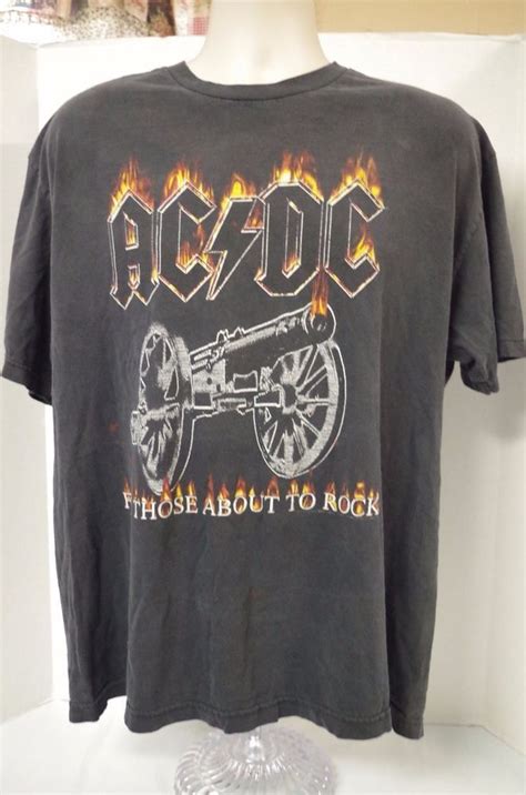 Ac Dc True Vintage T Shirt Tour Concert T Shirt For Those About To Rock