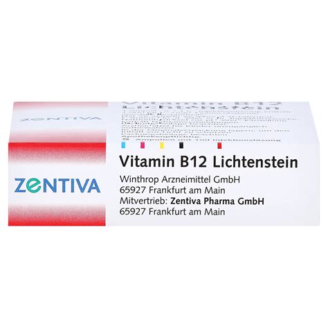 Vitamin B12 1 000 µg Lichtenstein Ampullen 5x1 Milliliter N1 Medpex