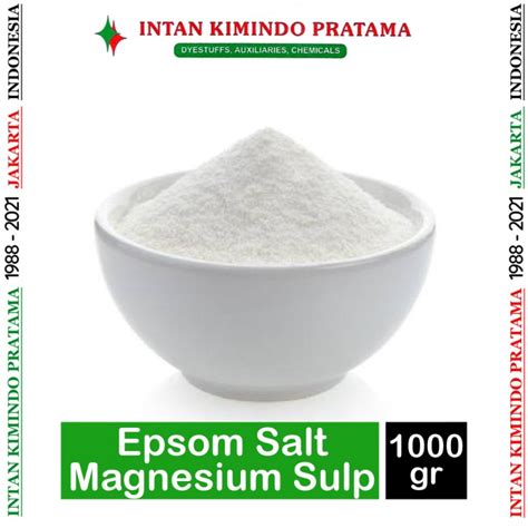 Jual Garam Inggris Epsom Salt Magnesium Sulphate 1kg Jakarta Barat