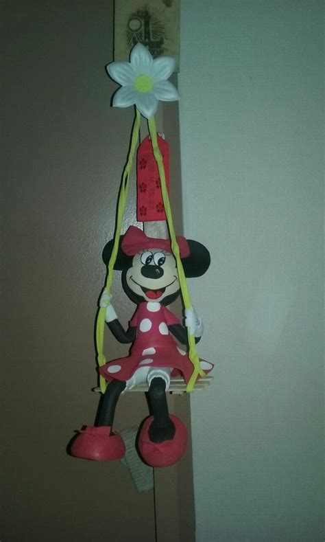 Minnie Mouse Columpio Minnie Goma Eva Fofuchas Minnie Mouse