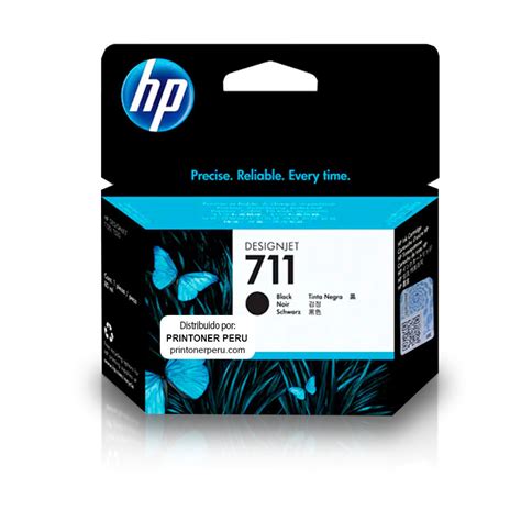 Cartucho de Tinta HP 711 Negro 38ml Prin Toner Perú